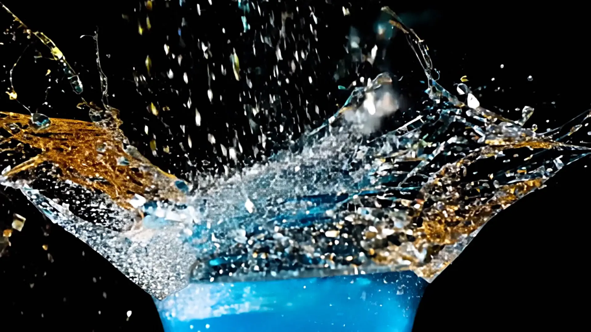 Energetic Liquid Splash Transition for Refreshing Logo Animation